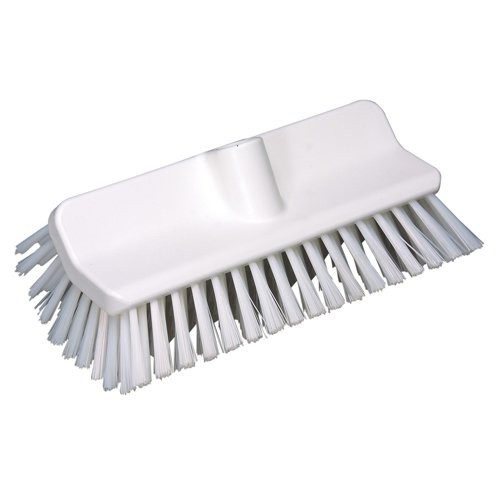 Color-Coded High-Low Floor Brush - White
