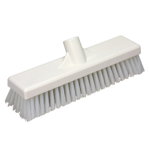 White Vikan Deck Scrub Brush