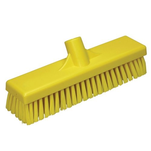 Yellow Vikan Deck Scrub Brush