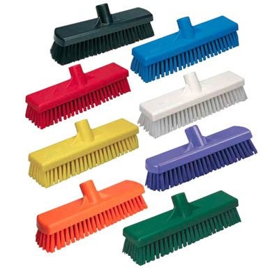 Vikan Total Color Deck Brushes are available in 8 colors!