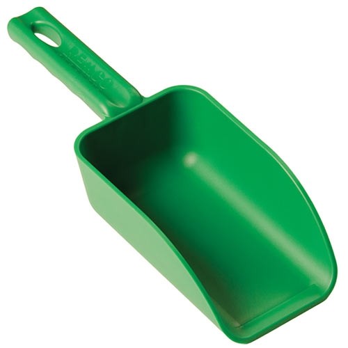 4-inch Green Plastic Scoop