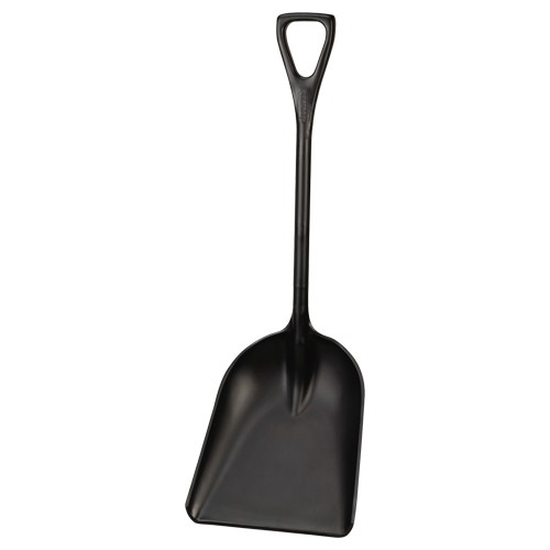 Black Plastic Shovel - Large Blade