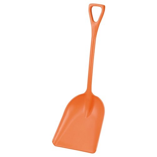 Orange Plastic Shovel - Large Blade