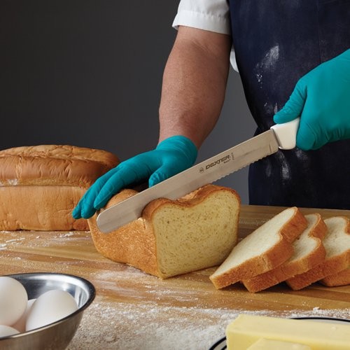 DXX 18173 10 in. Sani-Safe Scalloped Bread Knife