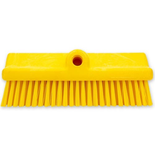 Yellow, Bi-Level 10-Inch Floor Scrub Brush