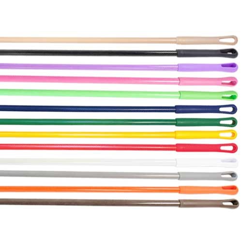 Threaded Fiberglass Handles are available in 48" or 60" length.