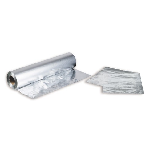 Aluminum Foil in rolls or sheets.