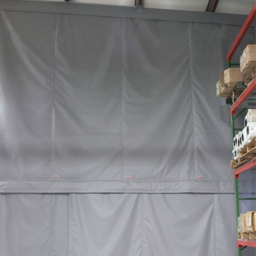 Overlapping panel design - Climate Curtains