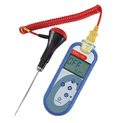 Commercial Thermocouple Thermometer with Folding Probe - Bunzl