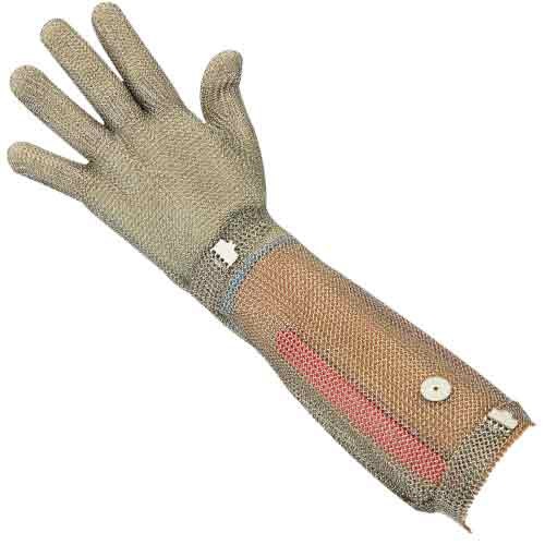 7-1/2-Inch Extended Cuff, Workhorse Metal Mesh Glove