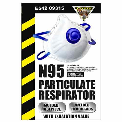 Packaging for N95 Respirators with Valve