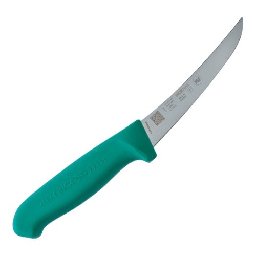 5-Inch Medium Flex, MH Green Handle Curved Boning Knife