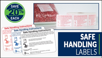 Safe Handling Labels – 20% off