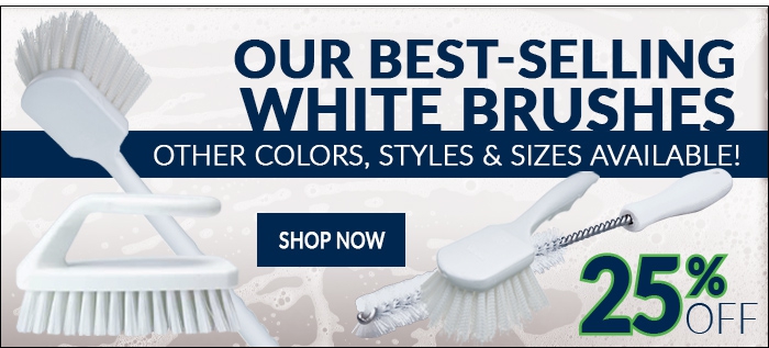 White Brushes - Save 25% Each