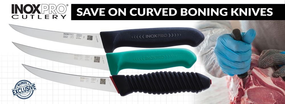 INOX Pro Curved Boning Knives